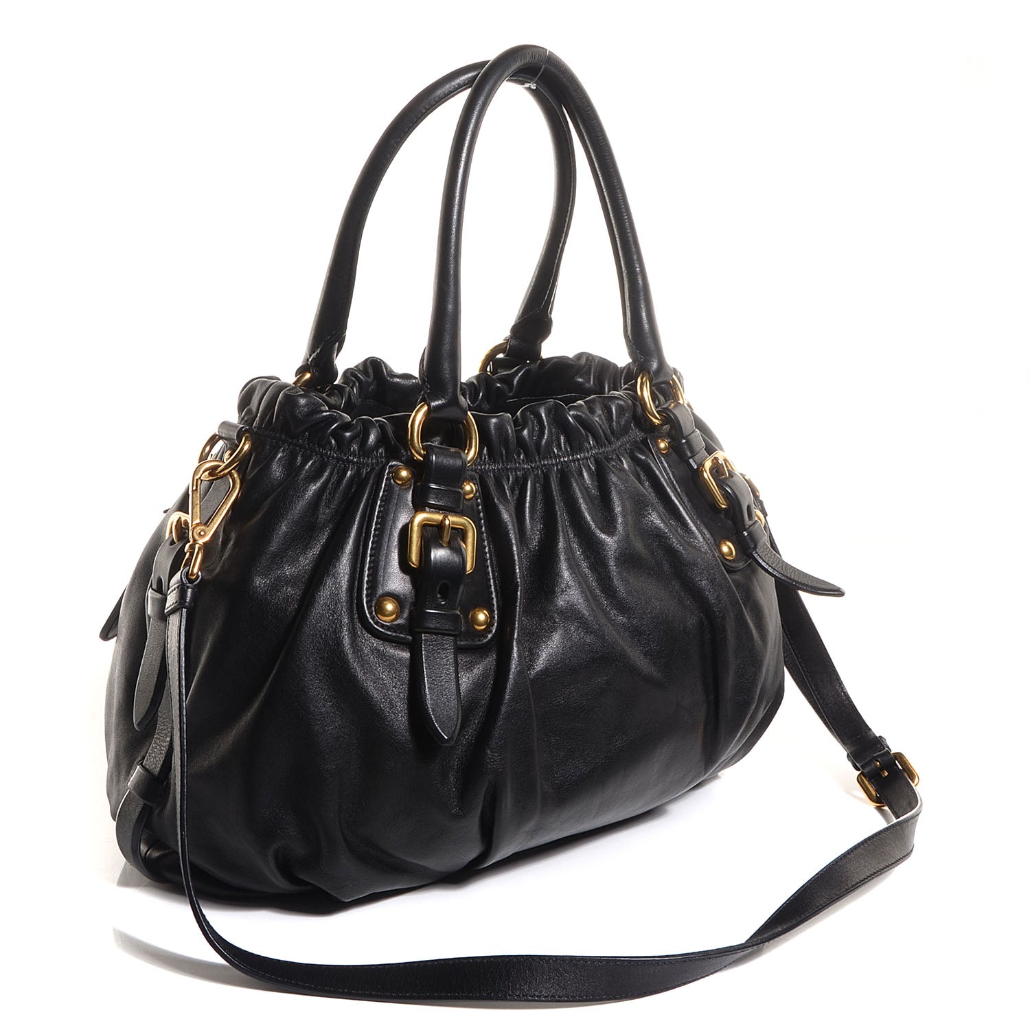 Prada Soft Calf Shopping Bag Nero Black 3 of 11