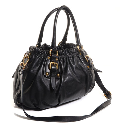 Prada Soft Calf Shopping Bag Nero Black 3 of 11