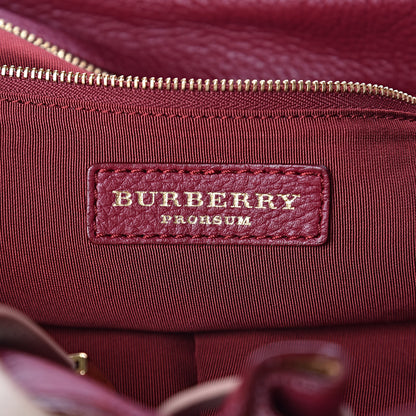Burberry Prorsum Pebbled Calfskin Medium Studley Tote Camel Nude 6 of 12