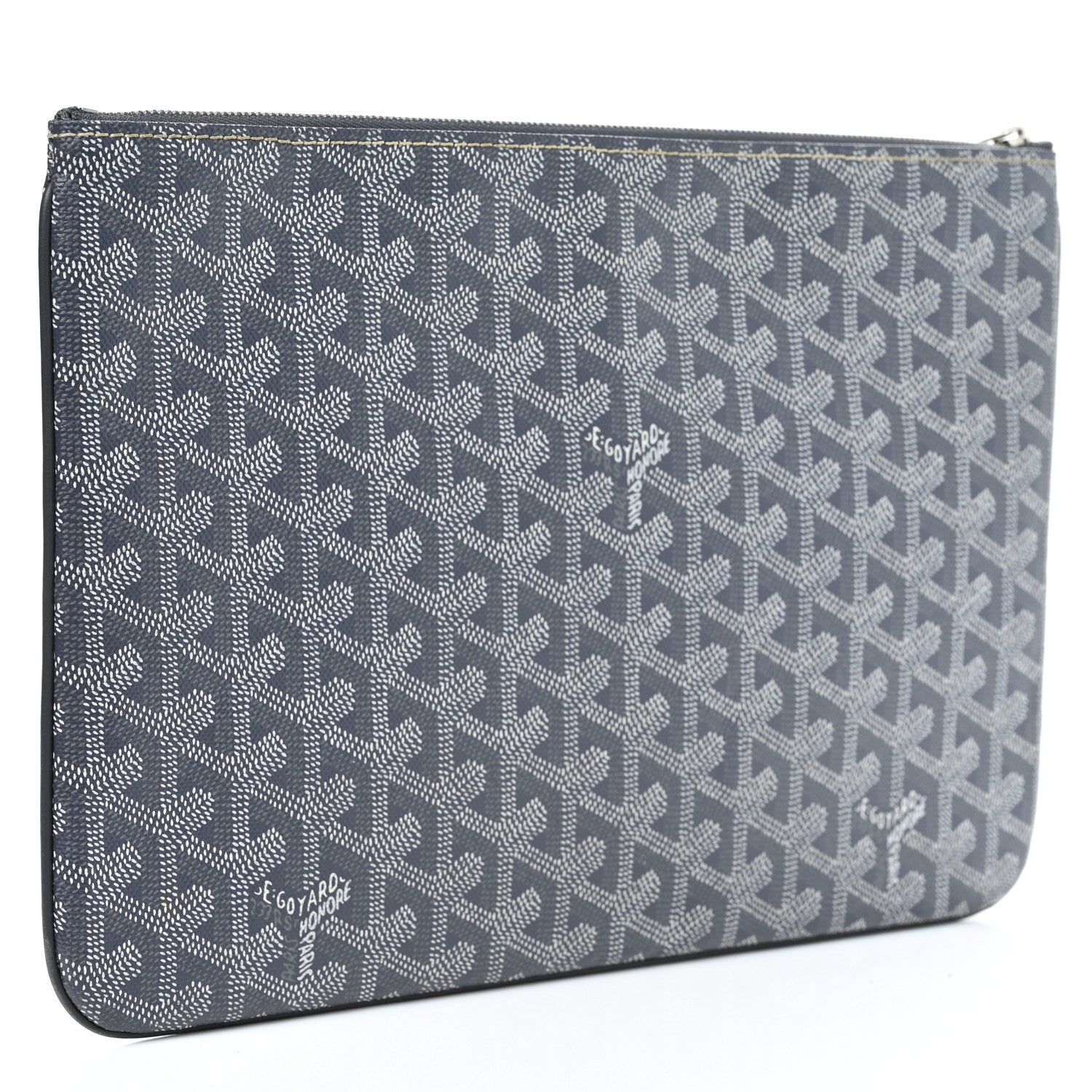 Goyard Goyardine Senat Pochette MM Grey 3 of 10