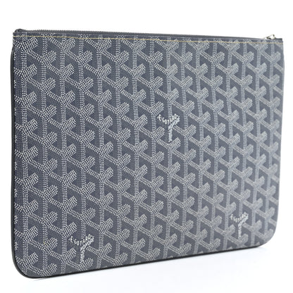 Goyard Goyardine Senat Pochette MM Grey 3 of 10