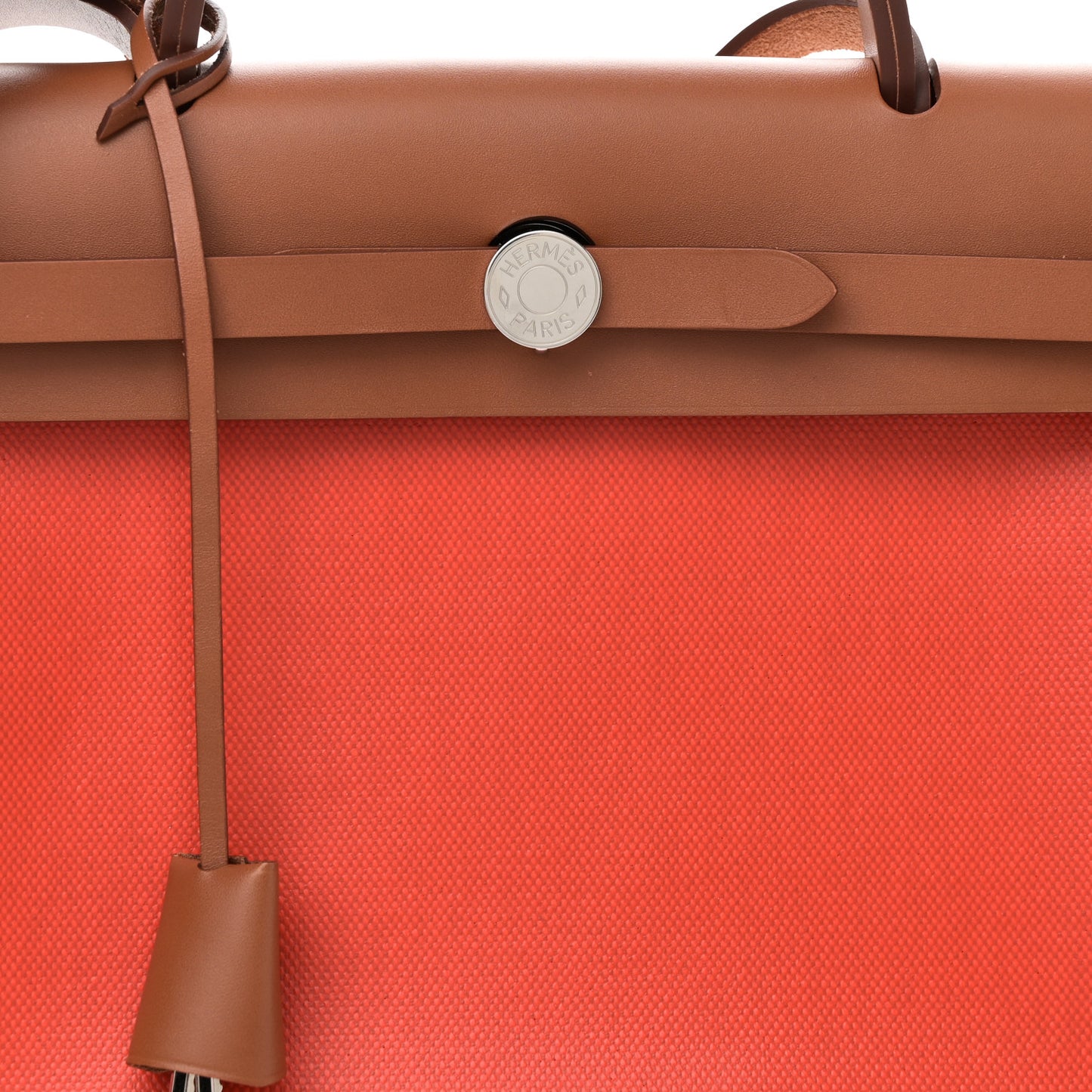 Toile H Berline Vache Hunter Herbag Zip 31 PM Orange Mecano Fauve