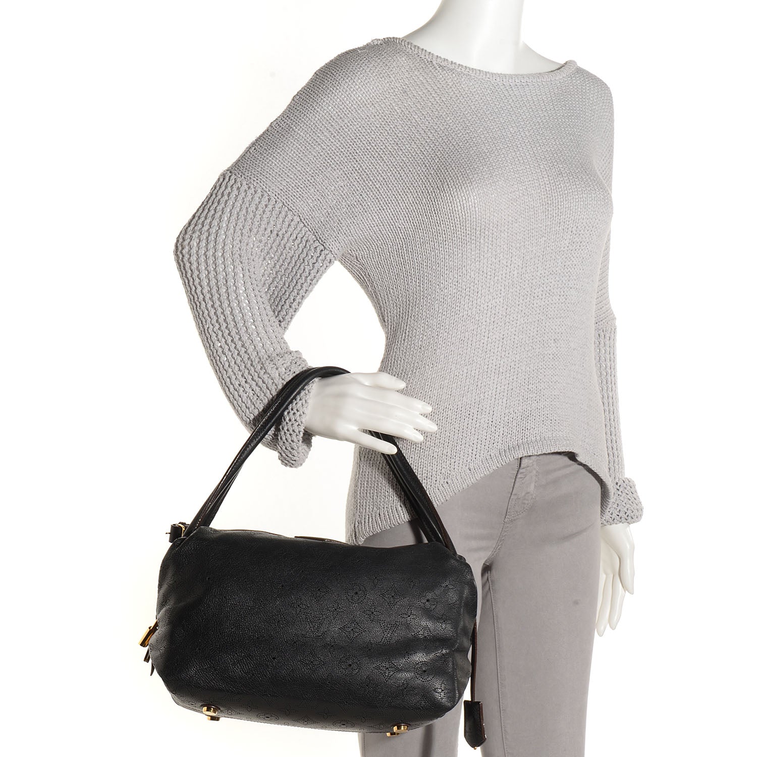 Louis Vuitton Mahina Galatea PM Black 2 of 8