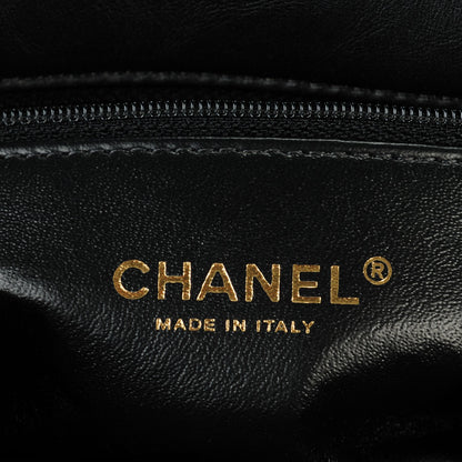 Chanel Aged Calfskin Quilted Medium Medallion Flap Black 6 of 8