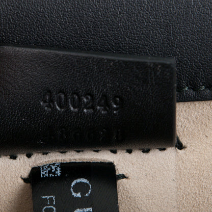 Gucci Calfskin Floral Embroidered Studded Small Dionysus Shoulder Bag Black 8 of 9