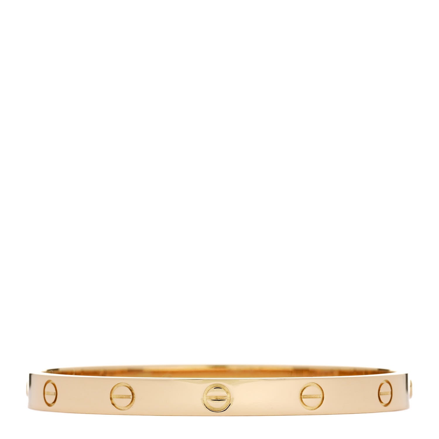 Cartier 18K Yellow Gold LOVE Bracelet 18 1 of 9