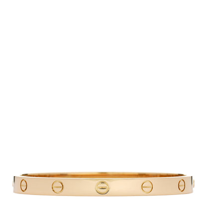 Cartier 18K Yellow Gold LOVE Bracelet 18 1 of 9