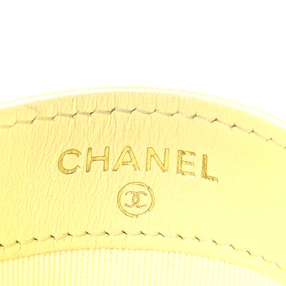Chanel Goatskin Quilted 19 Card Holder Yellow 7 of 9