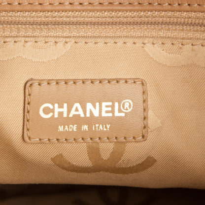 Chanel Calfskin Stitch Small Surpique Tote Beige 6 of 7