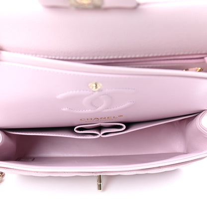 Chanel Caviar Quilted Small Double Flap Light Pink 4 of 4