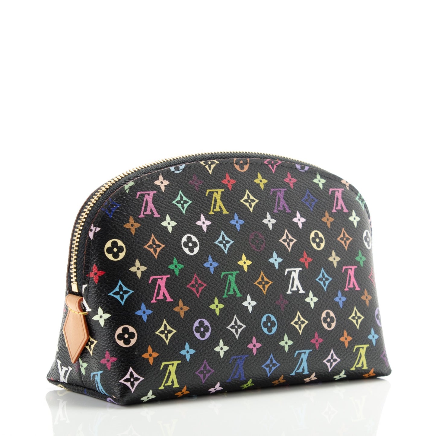 Monogram Multicolor Cosmetic Pouch Black Grenade