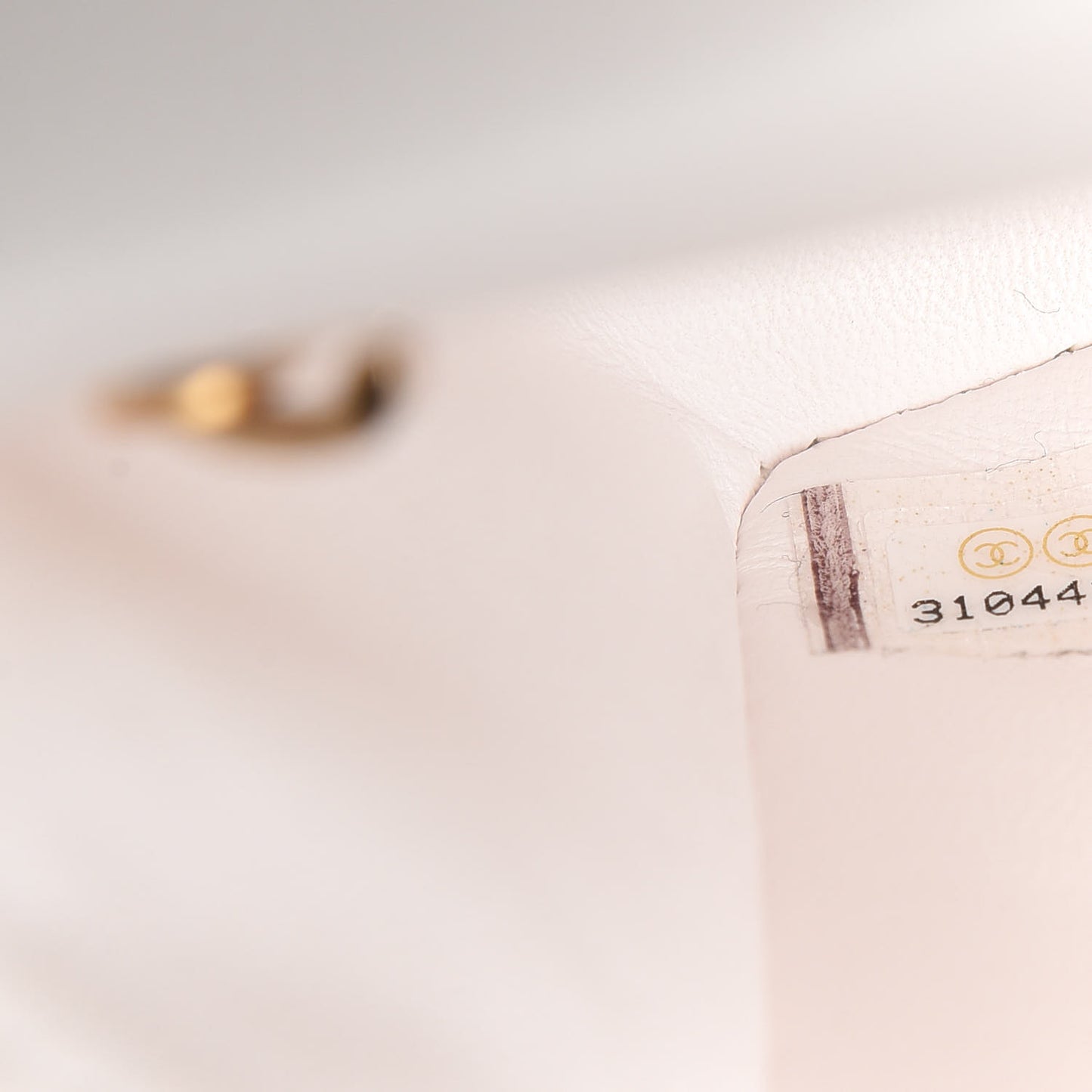 Caviar Quilted Mini Sweet Classic Flap White