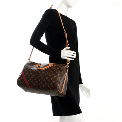 Louis Vuitton Monogram My LV Heritage Speedy Bandouliere 35 Bordeaux Black 2 of 17