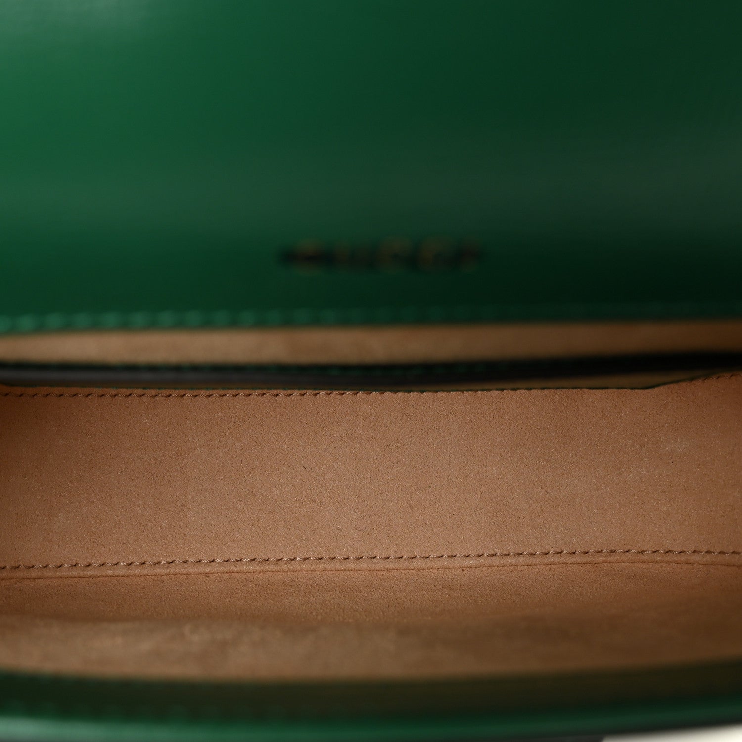 Gucci Azalea Calfskin Web Monochrome Horsebit 1955 Shoulder Bag Emerald 5 of 11