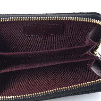 Chanel Caviar Quilted Zip Coin Purse Black 5 of 10