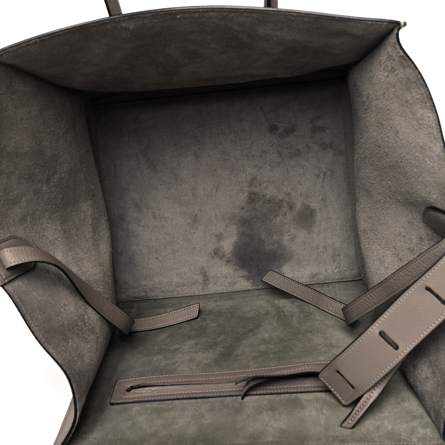 Grained Calfskin Phantom Luggage Grey