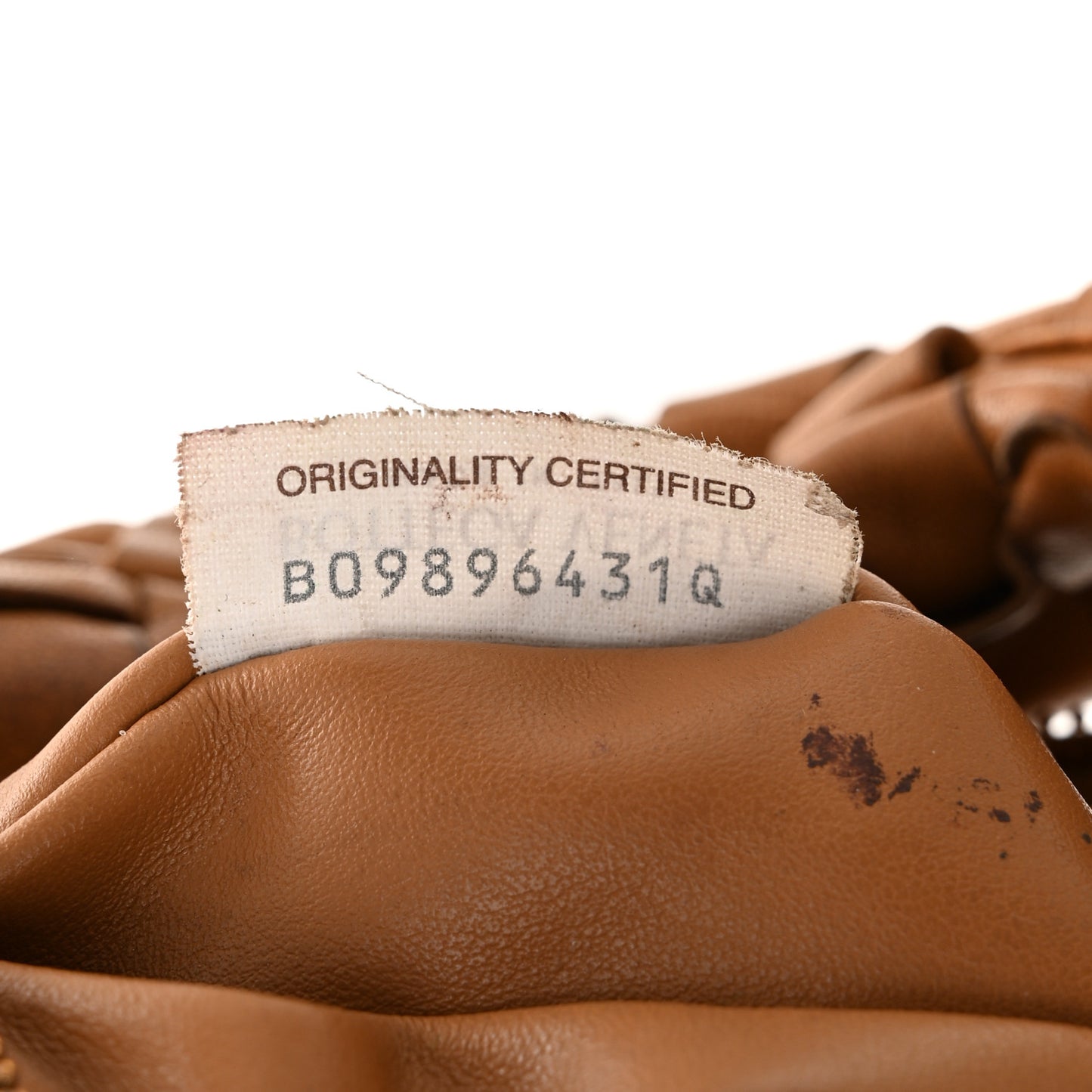 Nappa Intrecciato Mini Jodie Caramel