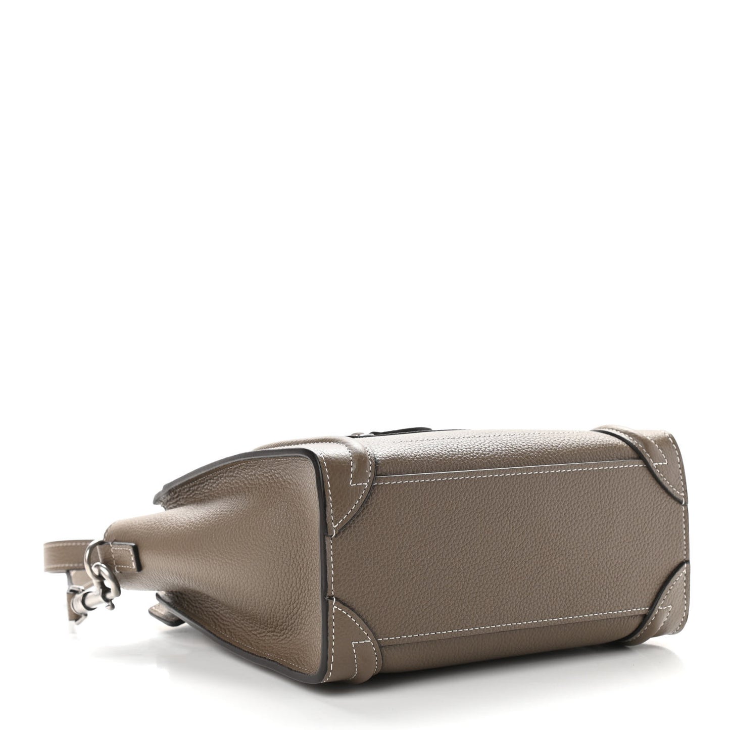 Drummed Calfskin Nano Luggage Souris