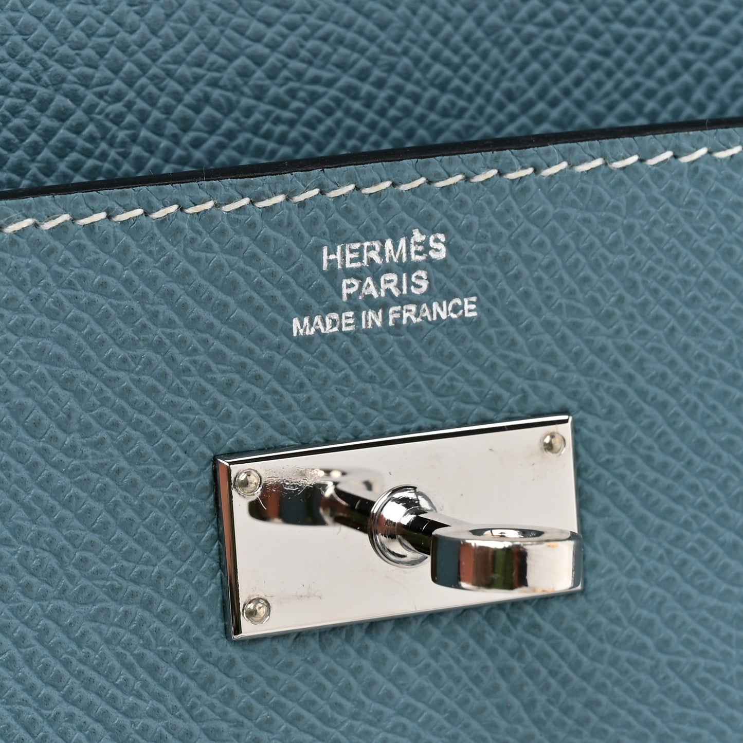 Epsom Kelly Longue Wallet Blue Jean
