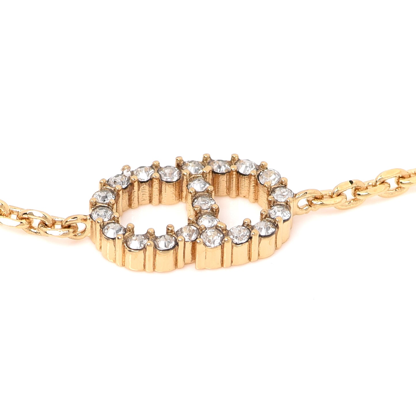 Crystal Metal Star Bracelet Gold