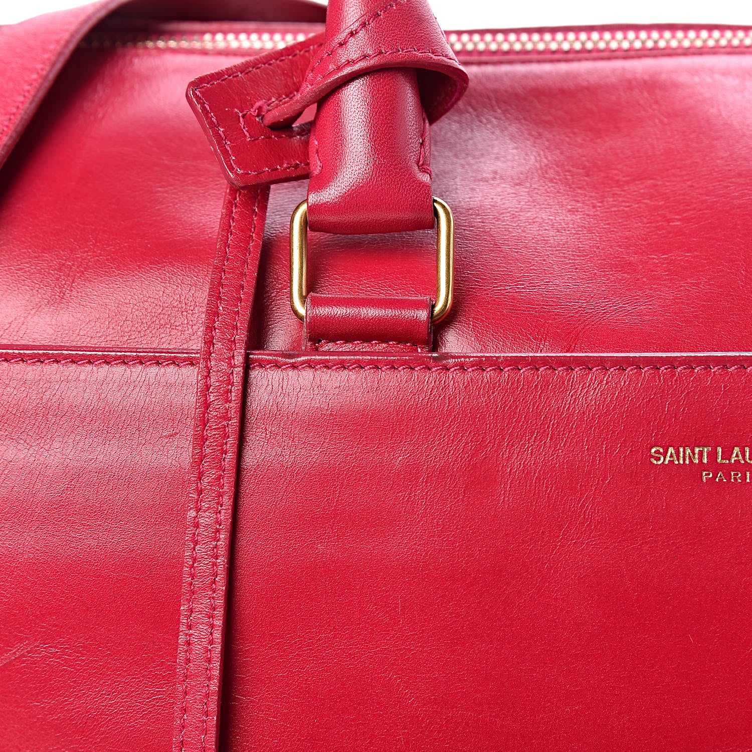Saint Laurent Calfskin Classic Duffle 6 Fuchsia 18 of 31