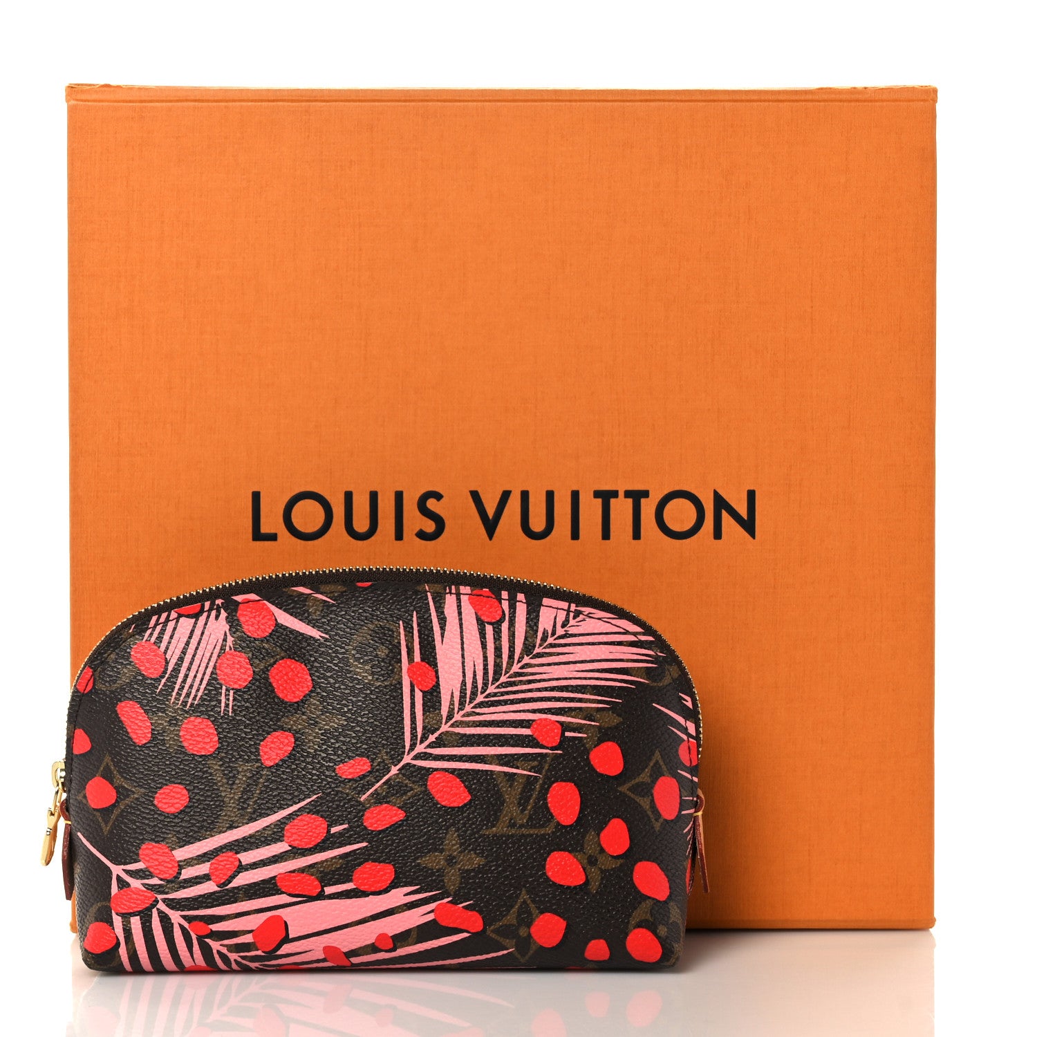 Louis Vuitton Monogram Jungle Dots Cosmetic Pouch Sugar Pink Poppy 9 of 9