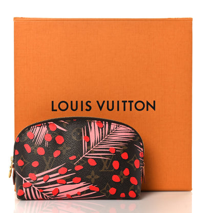 Louis Vuitton Monogram Jungle Dots Cosmetic Pouch Sugar Pink Poppy 9 of 9