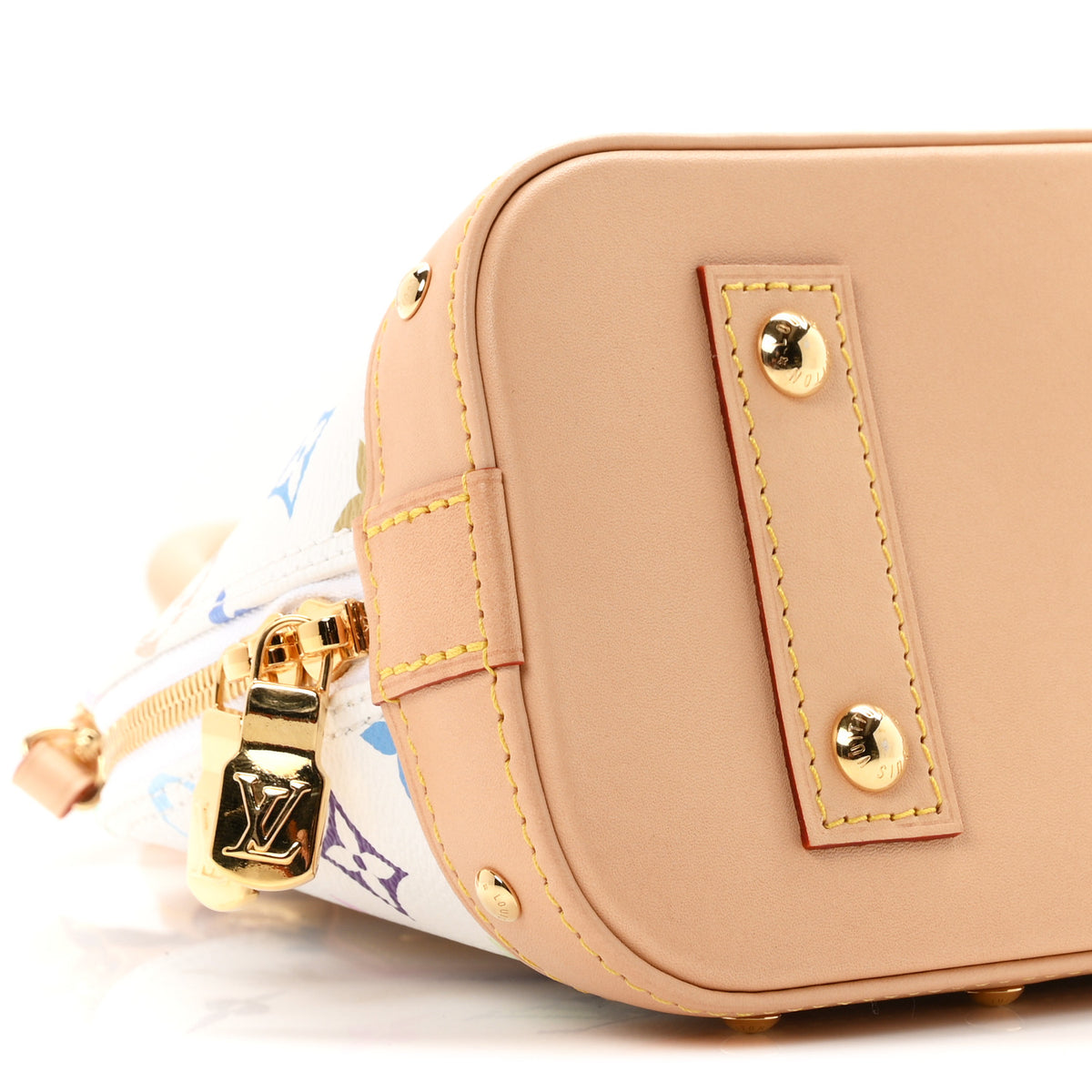 Louis Vuitton LV x TM Monogram Multicolor Alma BB White 8 of 10