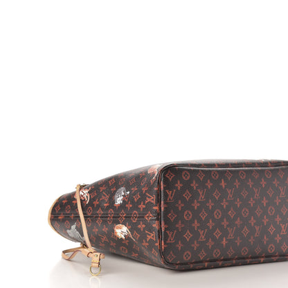 Louis Vuitton Catogram Neverfull MM Marron 8 of 10