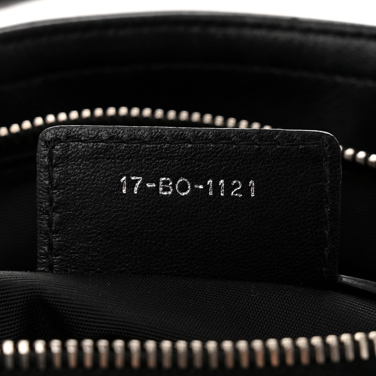 Christian Dior Lambskin Cannage Granville Polochon Black 7 of 13
