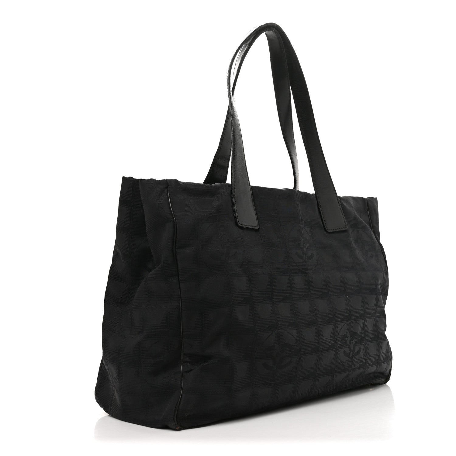 Chanel Nylon Medium Travel Tote Black 3 of 10