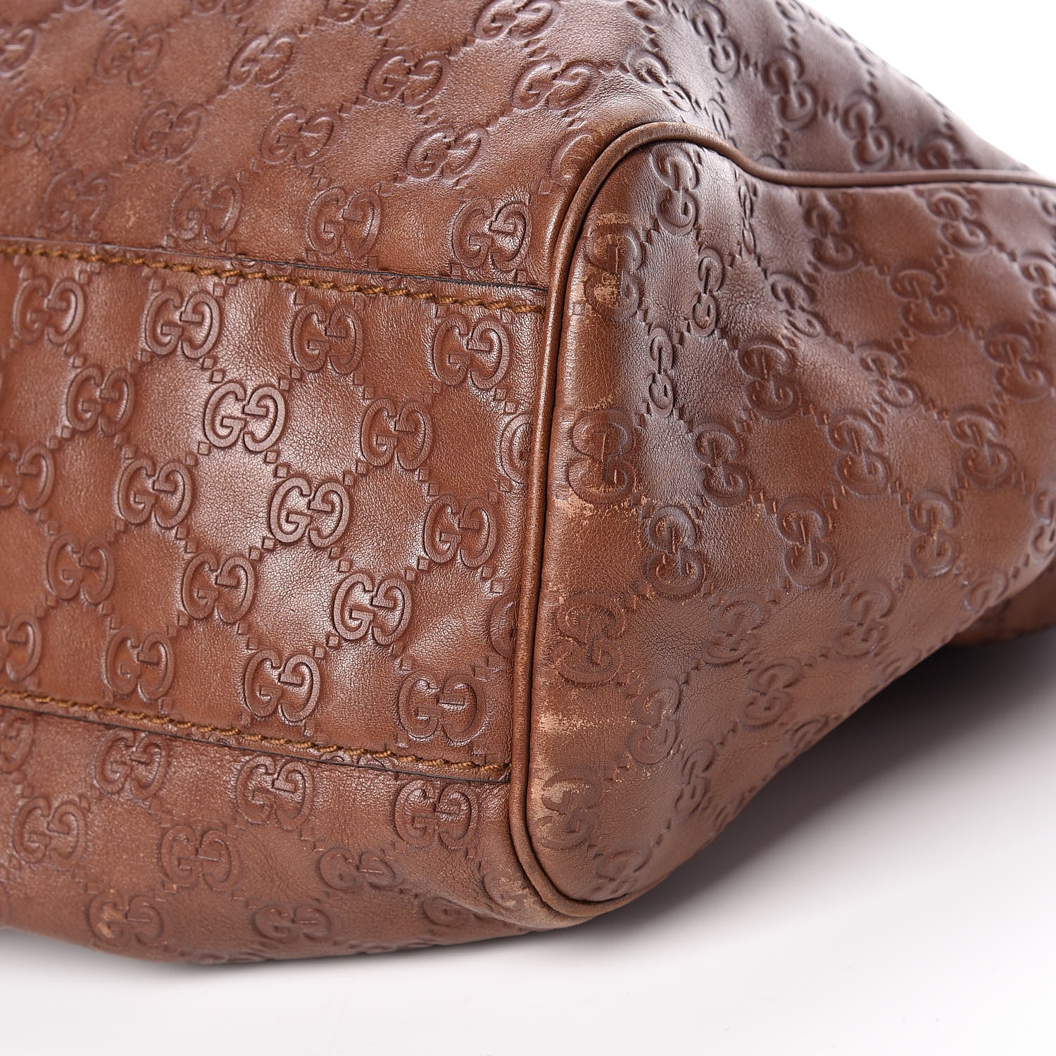 Gucci Guccissima Large Sukey Tote Brown 17 of 23