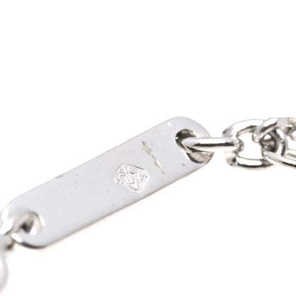 Cartier 18K White Gold Diamond Small Hearts and Symbols Pendant Necklace 7 of 7