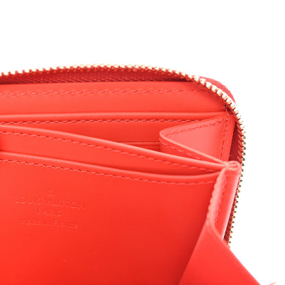 Louis Vuitton Metallic Vernis Degrade Zippy Coin Purse Pink Red 6 of 7