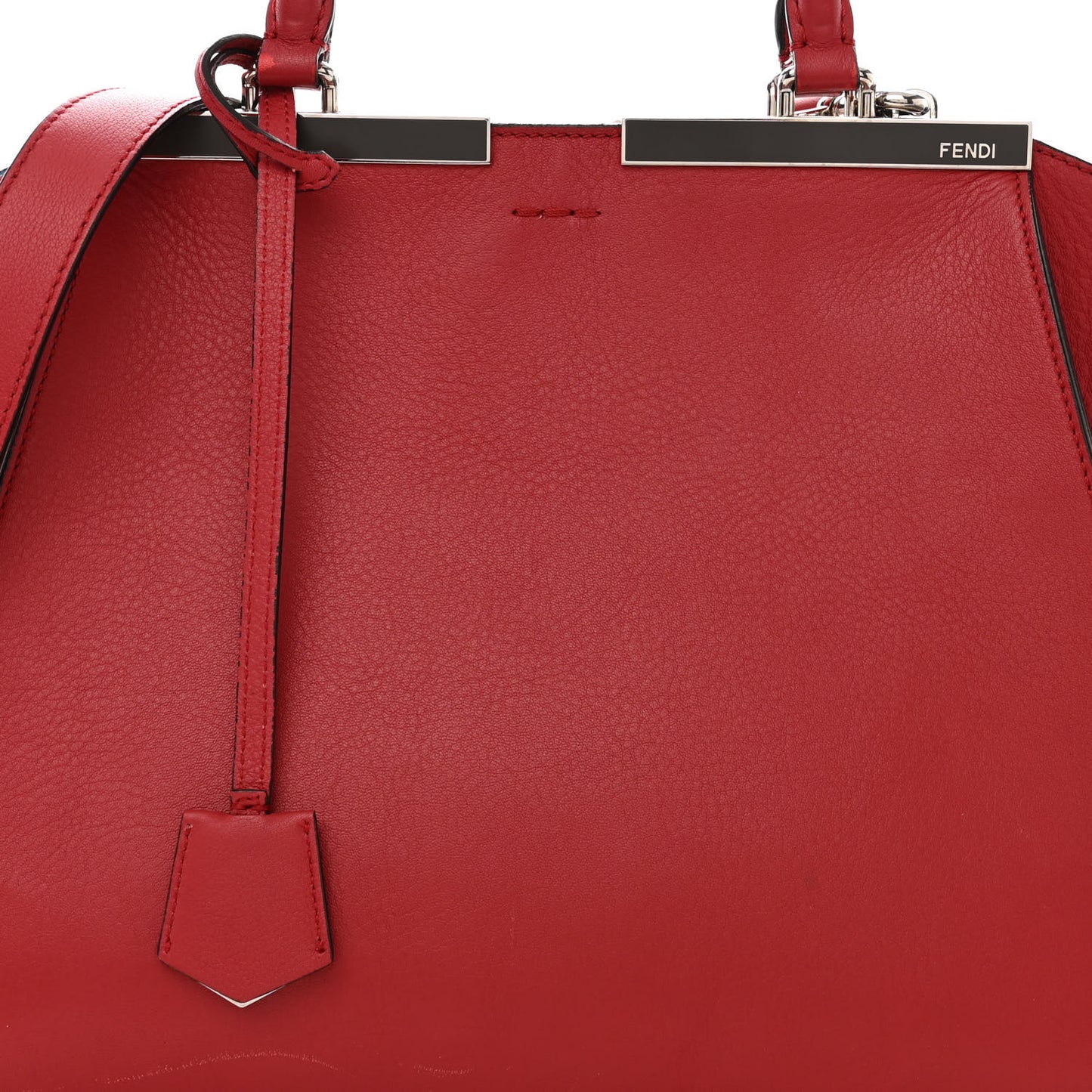 Vitello Dolce Shiny Nappa Petite 3Jours Tote Mattone Maldives