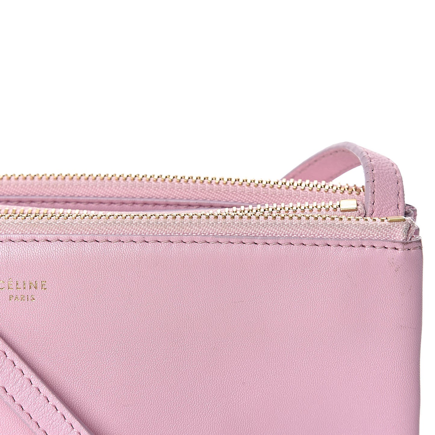 Lambskin Small Trio Crossbody Bag Antique Rose