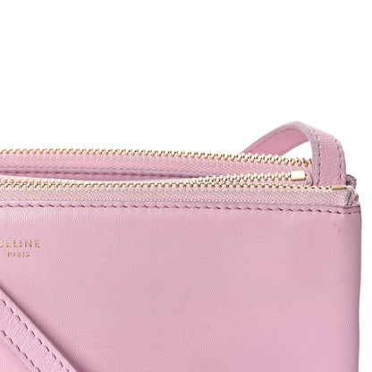 Celine Lambskin Small Trio Crossbody Bag Antique Rose 13 of 19