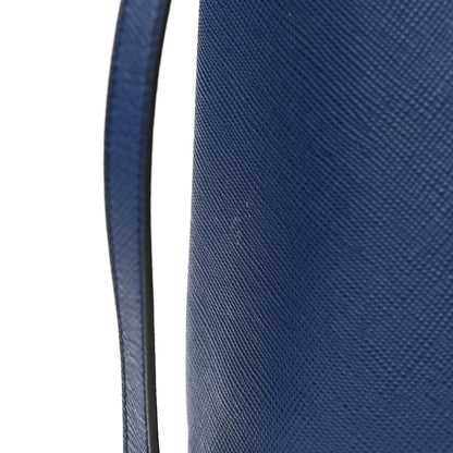 Prada Saffiano Cuir Medium Double Bag Inchiostro 10 of 12