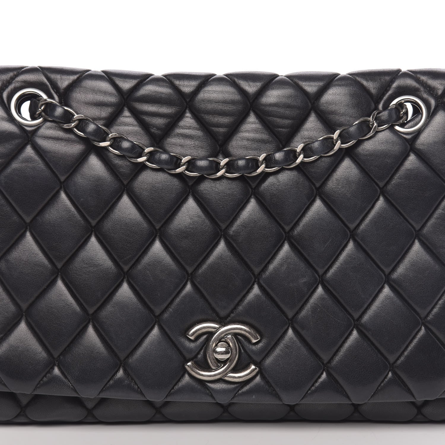 Chanel Lambskin Large New Bubble Flap Black 12 of 12