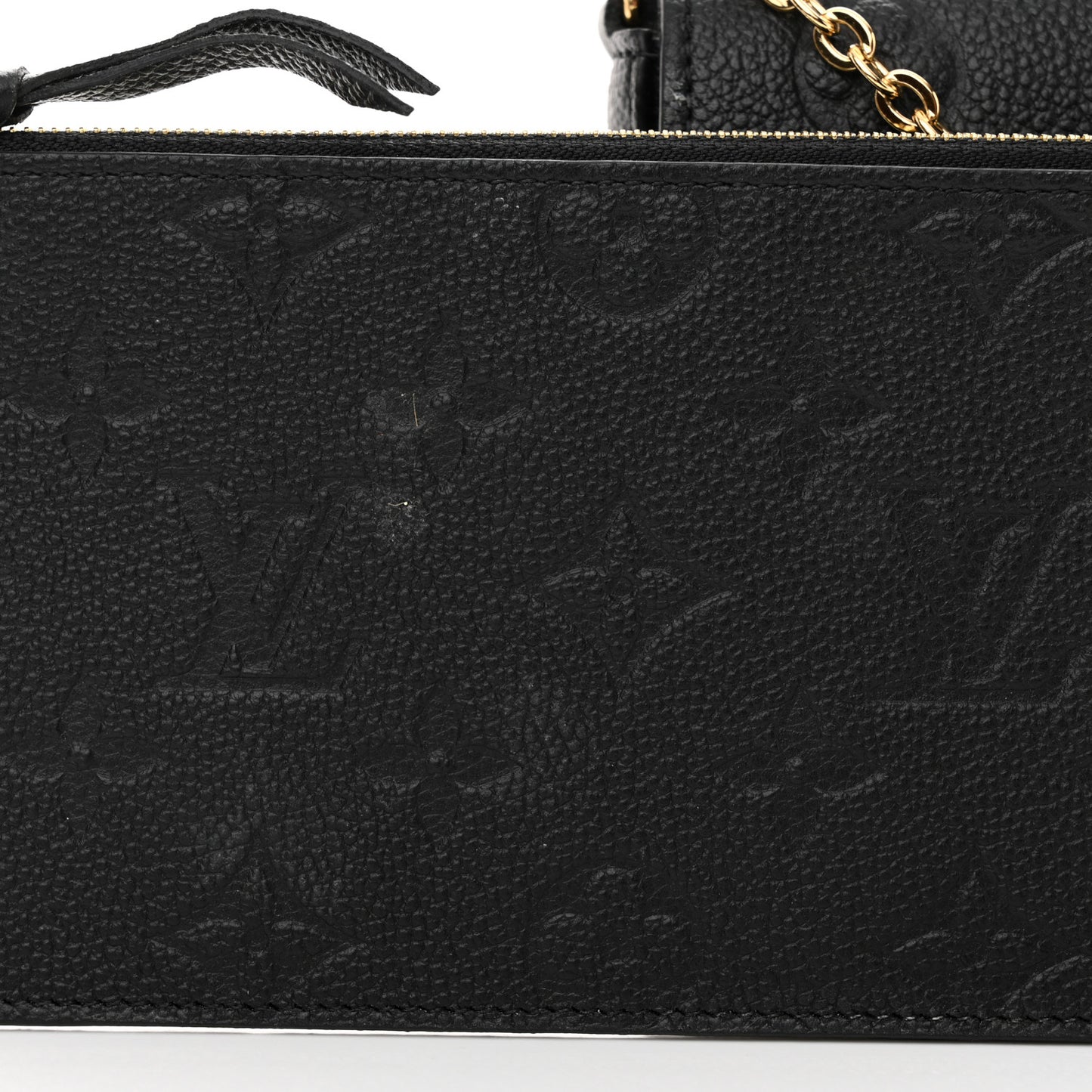 Empreinte Pochette Felicie Chain Wallet Black