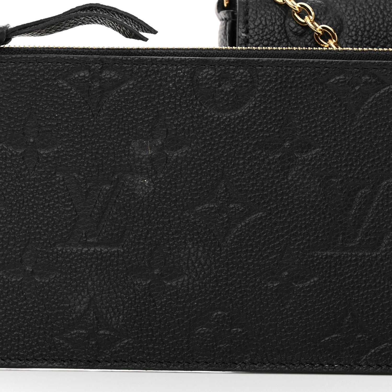 Louis Vuitton Empreinte Pochette Felicie Chain Wallet Black 12 of 14