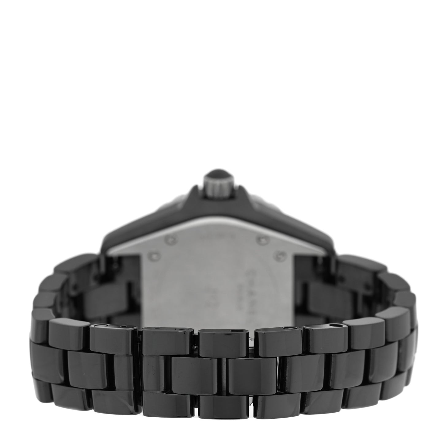 Stainless Steel Ceramic Ruby 33mm J12 Quartz Watch Black