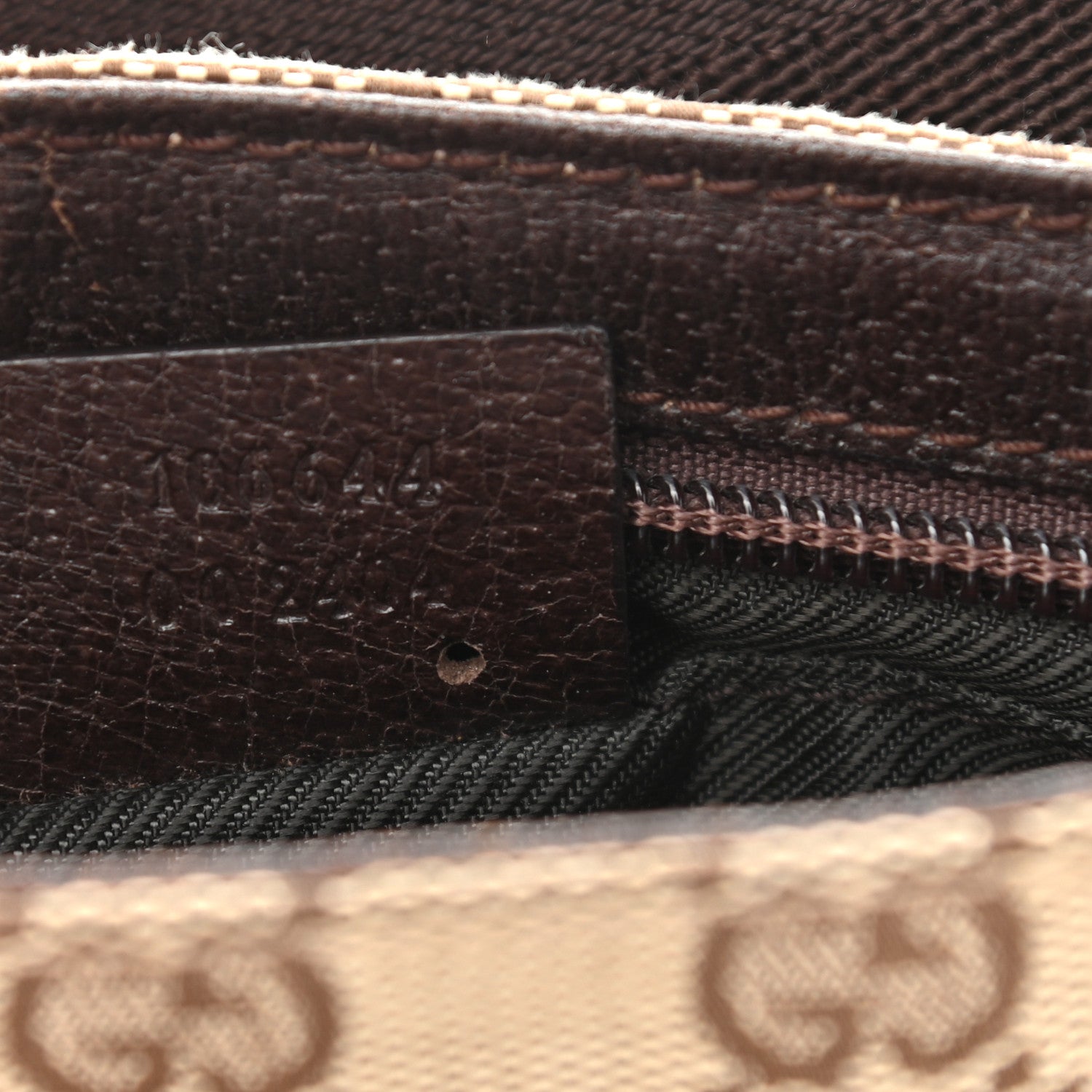 Gucci Monogram Shoulder Bag Dark Brown 6 of 10