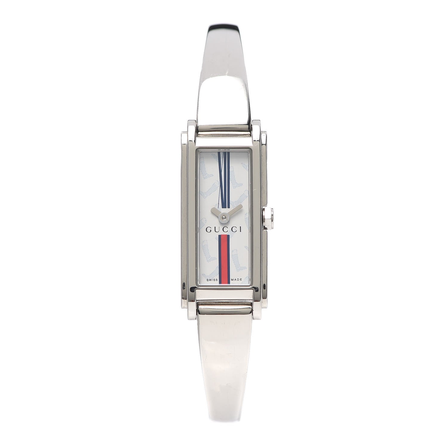 Gucci Stainless Steel 14mm 109 Horsebit Web Quartz Watch 1 of 6