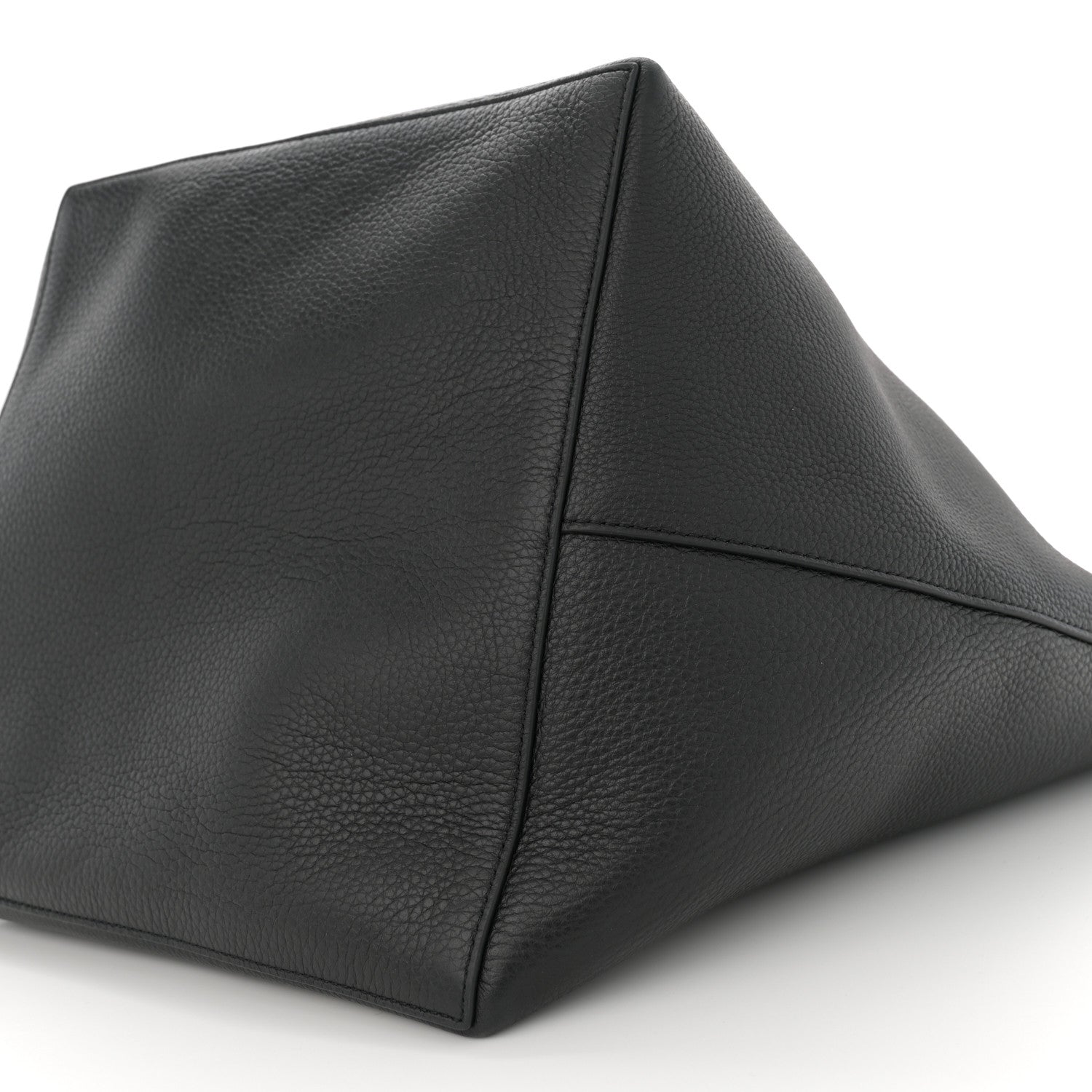 The Row Grained Calfskin Park Tote Three Black 11 of 13