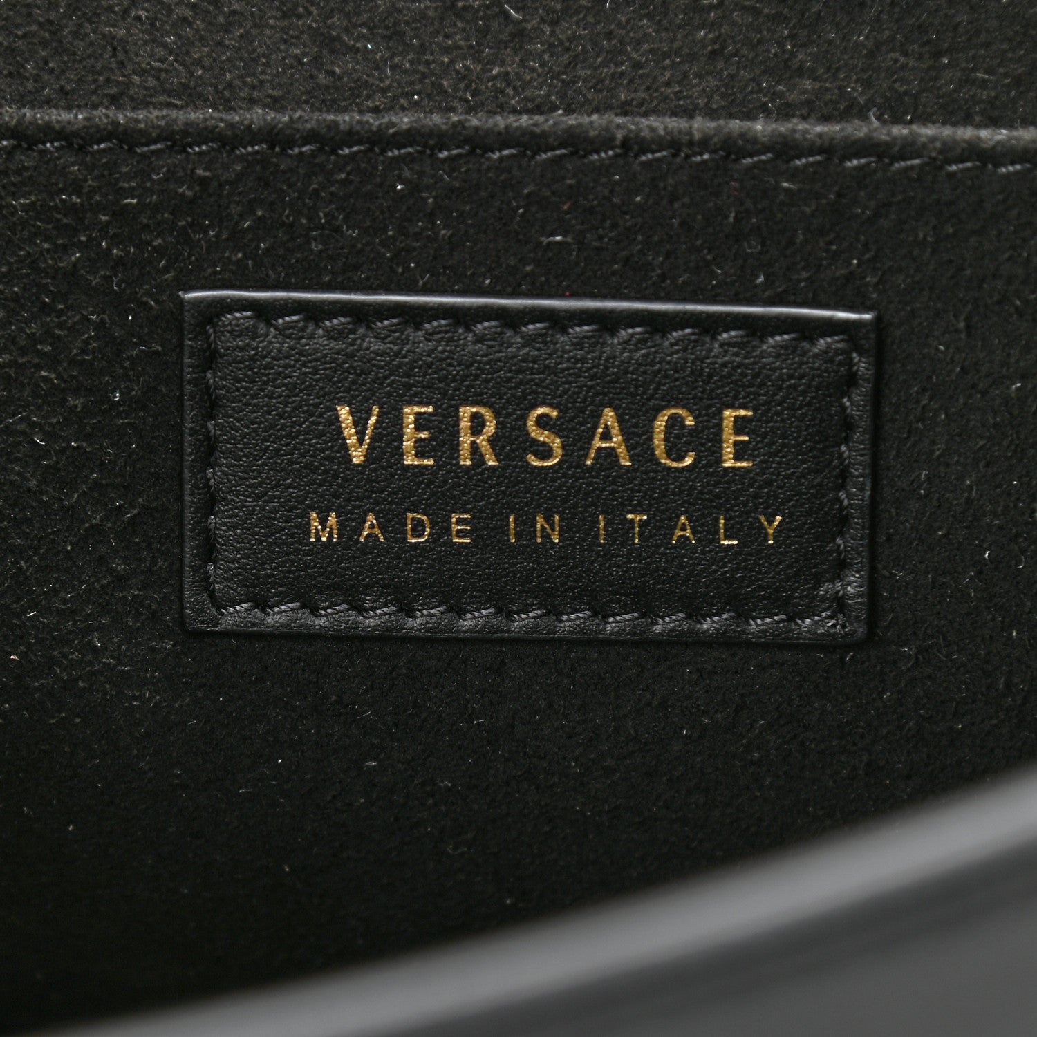 Versace Calfskin Tribute X Shoulder Bag Black 6 of 9