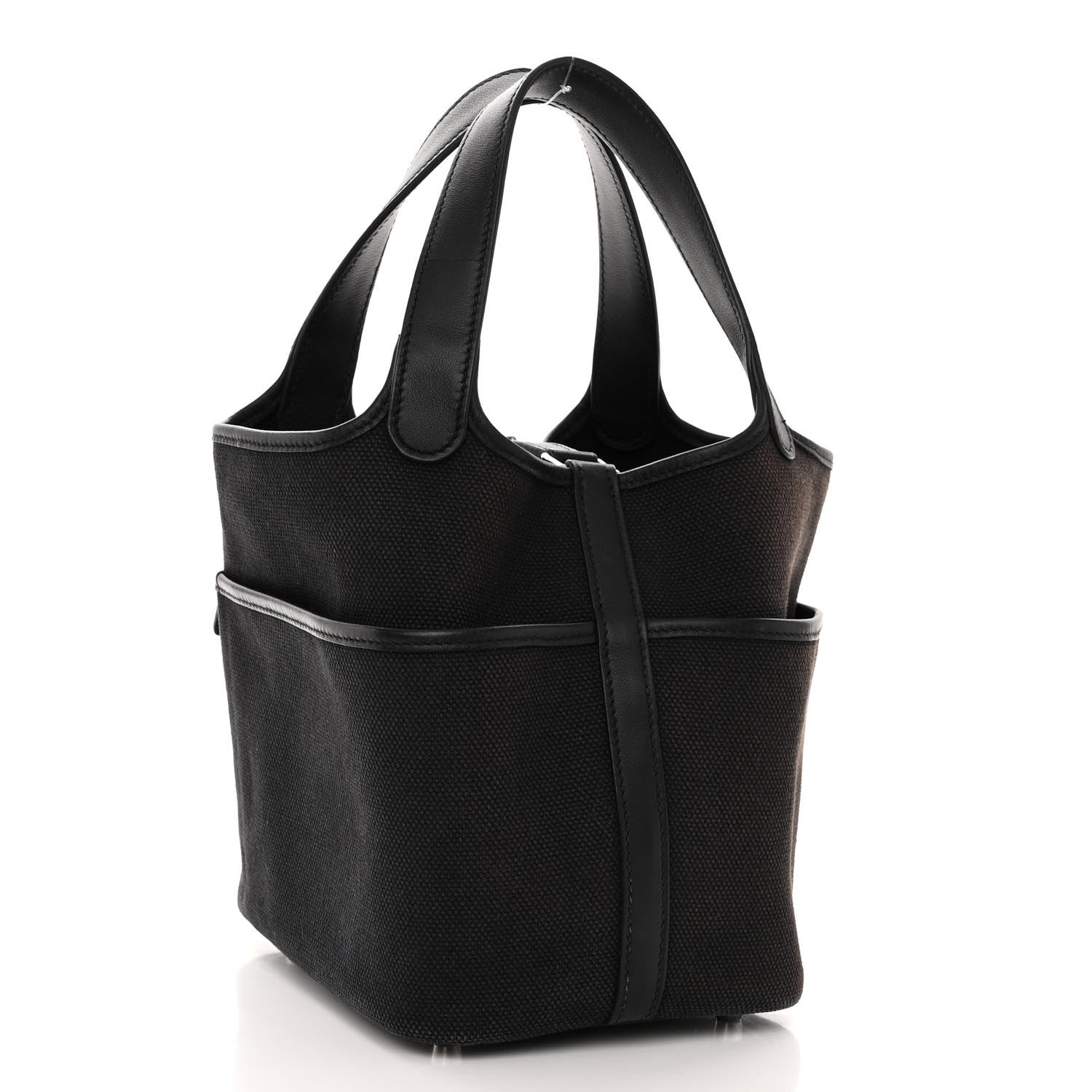 Hermes Toile Goeland Swift Cargo Picotin Lock 18 Black 3 of 10