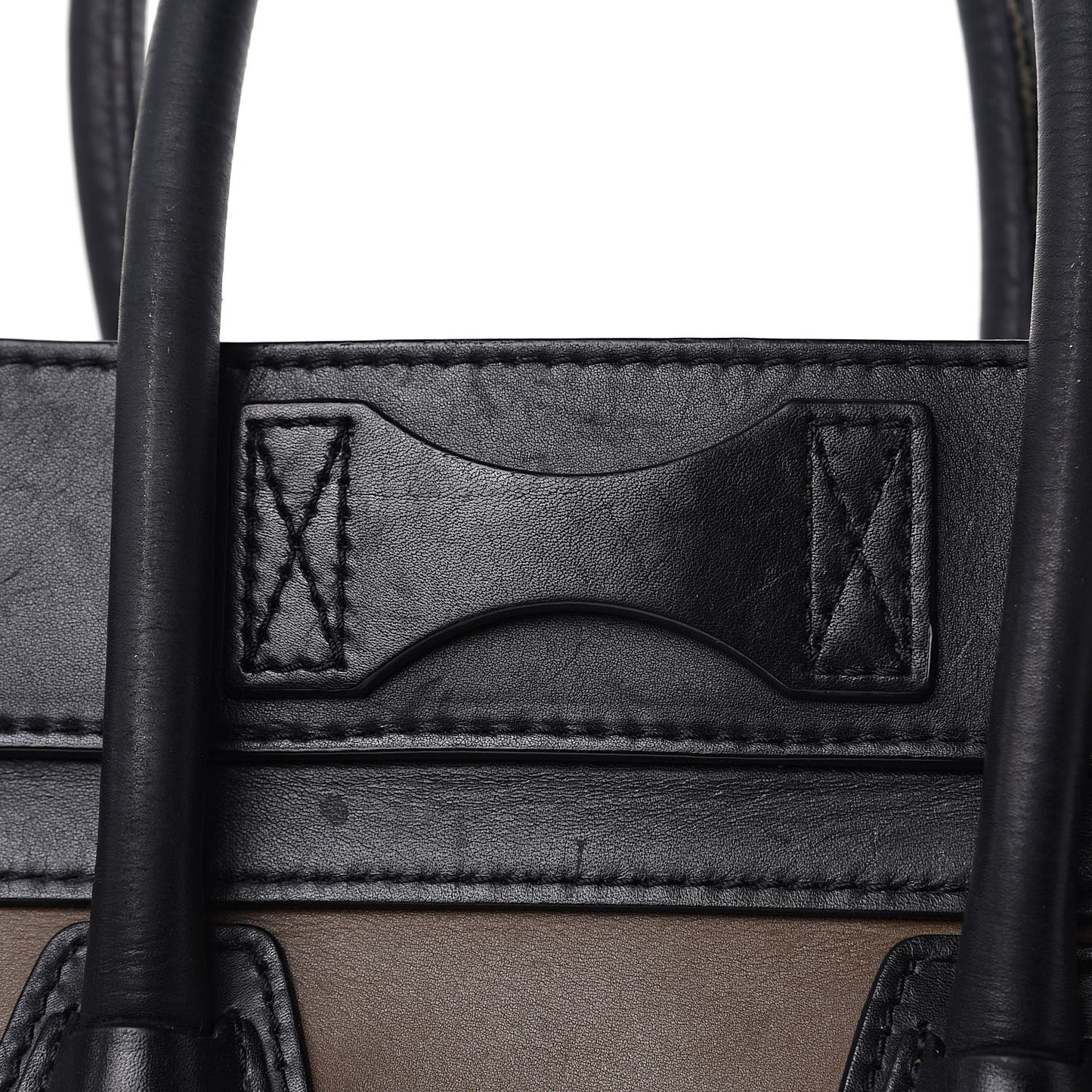 Smooth Calfskin Suede Micro Tri-Color Luggage