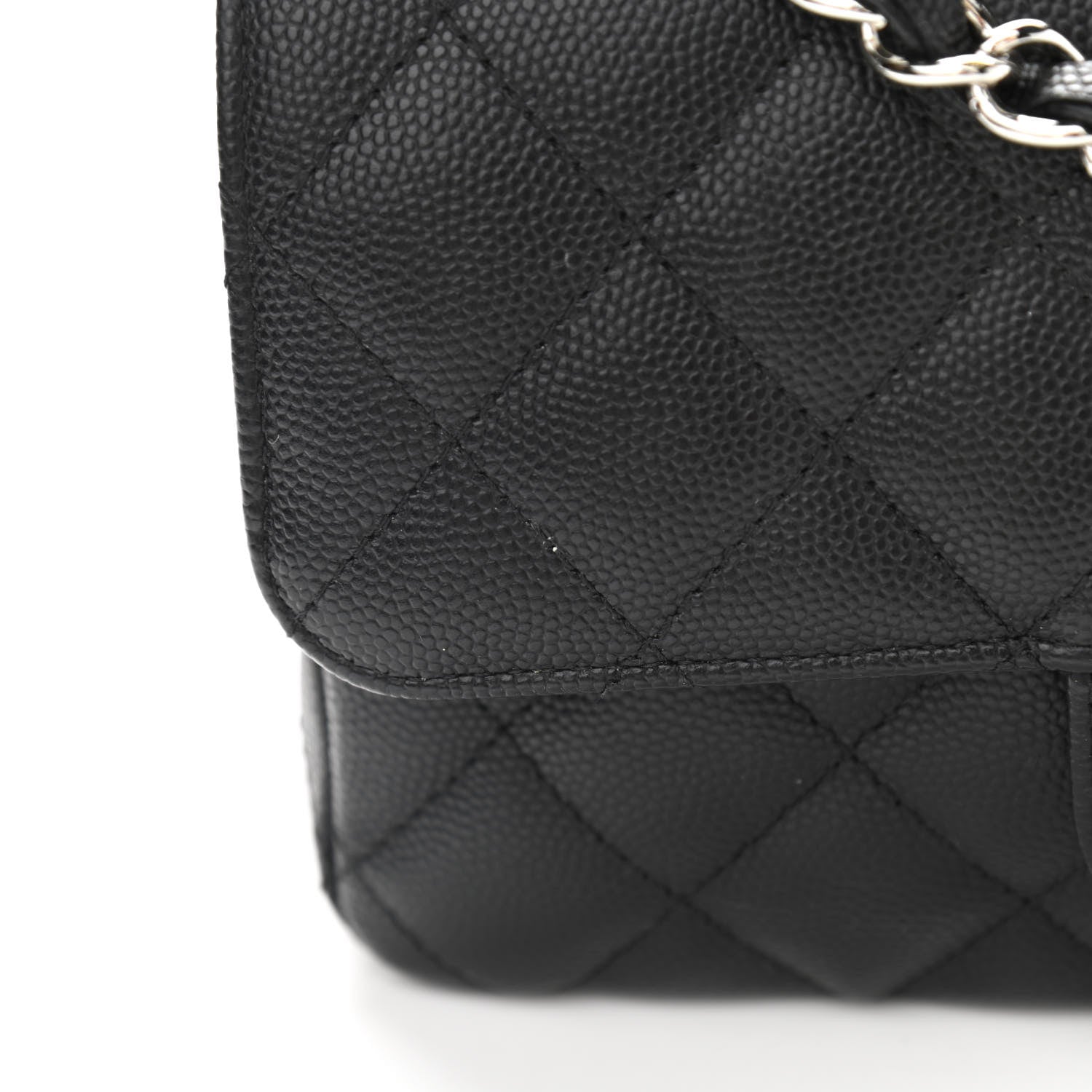 Chanel Caviar Quilted Mini Rectangular Flap Black 9 of 12