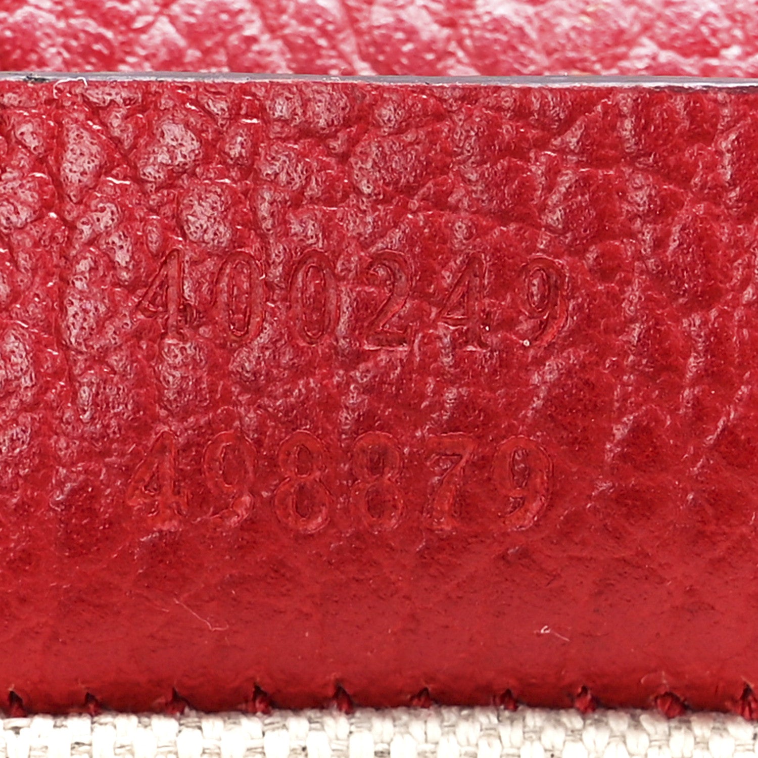 Gucci Dollar Calfskin Swarovski Crystal Small Dionysus Shoulder Bag Hibiscus Red 7 of 13